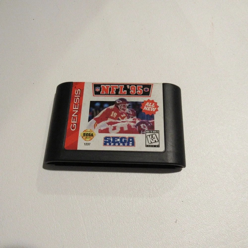 NFL 95 Sega Genesis Football Cartridge Only 2